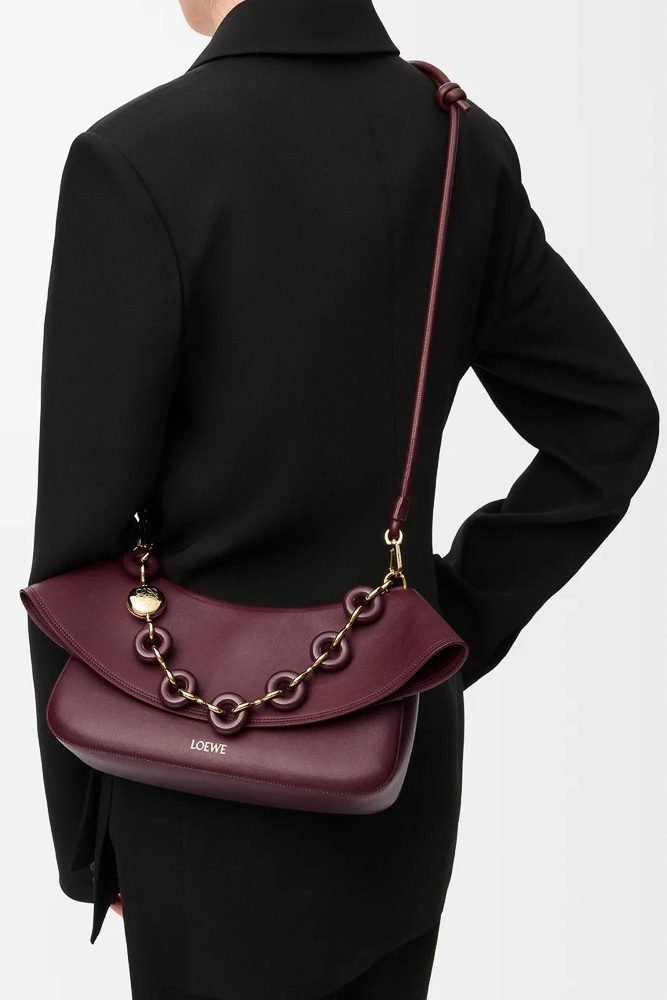 Loewe Ola Bag Burgundy Loewe Ola Bag Burgundy