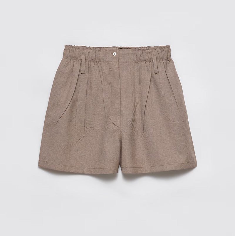 Mouline? wool shorts