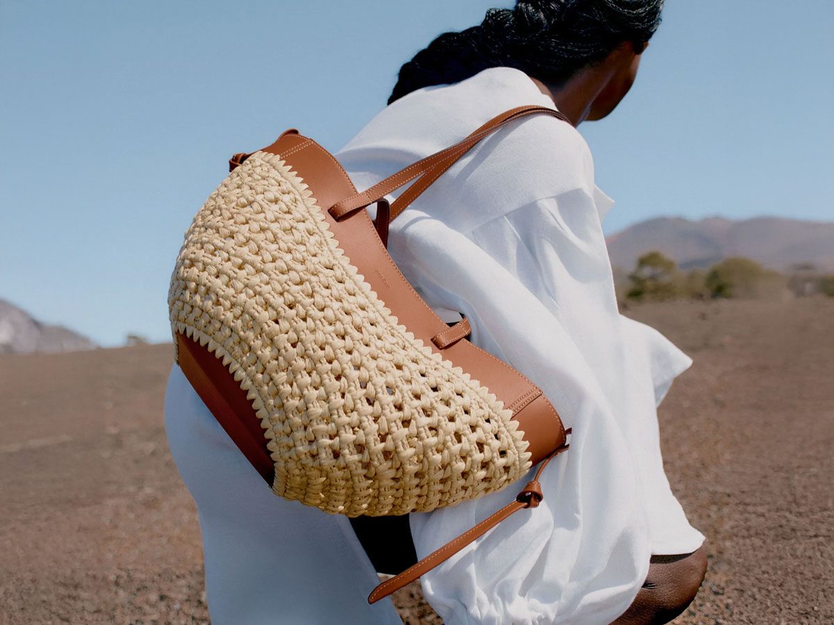 Polene Small Cyme Raffia