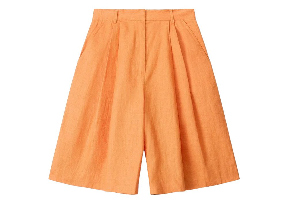 STAUD Long Linen Shorts STAUD Long Linen Shorts
