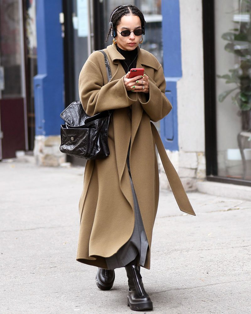 Zoe Kravitz in The Row Boots Zoe Kravitz in The Row Boots
