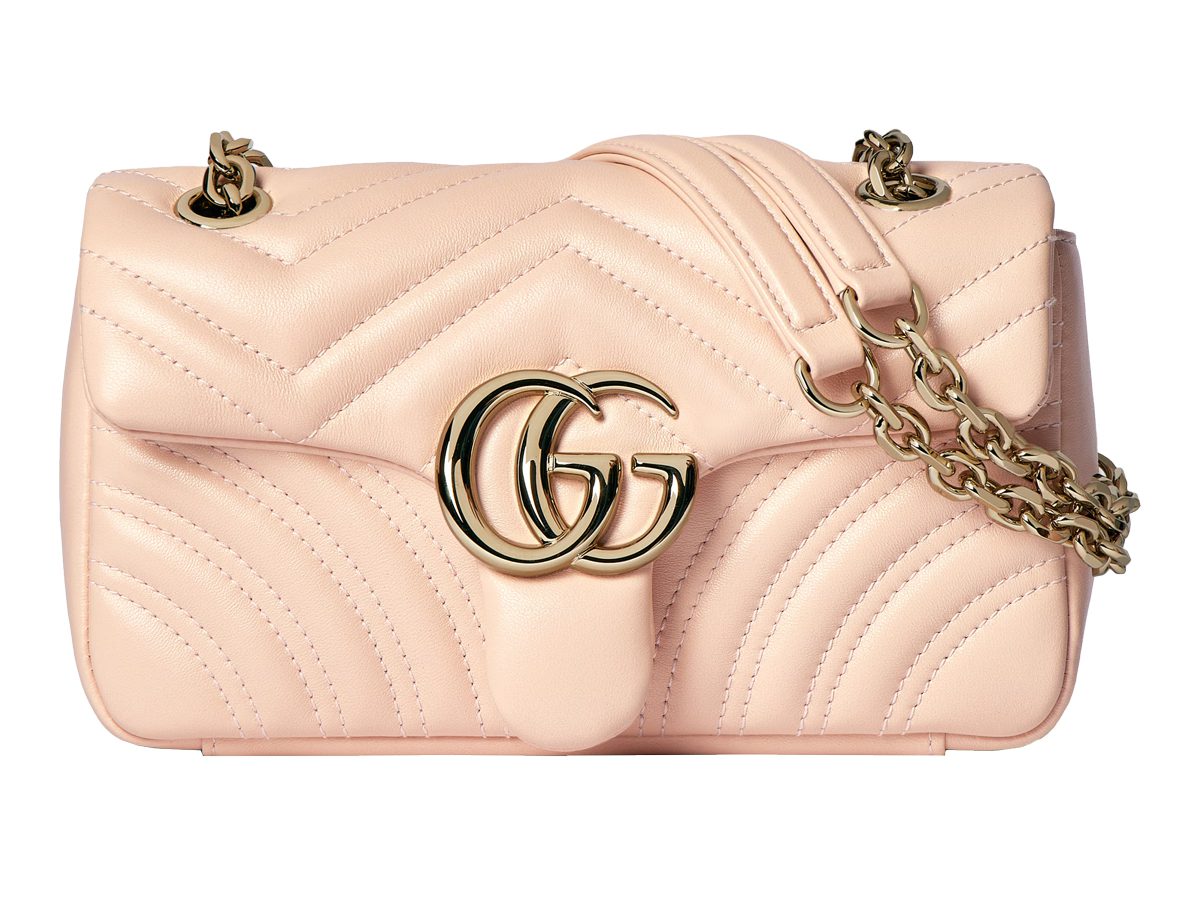 gucci GG Marmont small shoulder bag light pink gucci GG Marmont small shoulder bag light pink