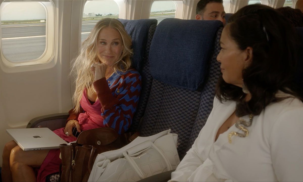 And Just Like That S02E03 Carrie White Bag And Just Like That S02E03 Carrie White Bag