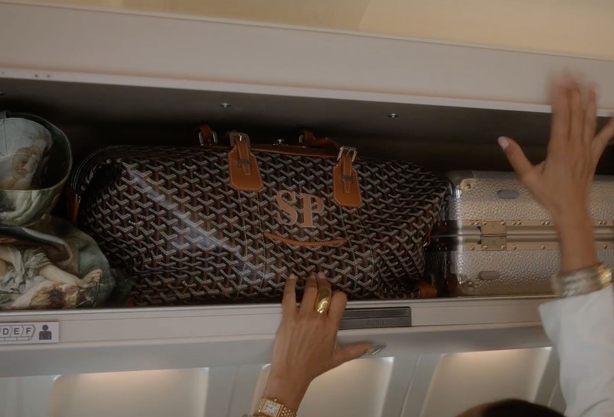 And Just Like That S02E03 Seema Monogram Duffle And Just Like That S02E03 Seema Monogram Duffle