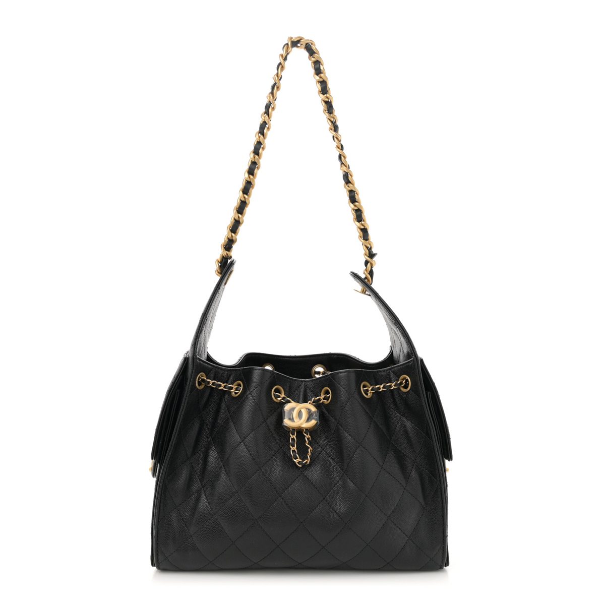 Chanel Caviar Quilted Small Chanel 25 Handbag black Chanel Caviar Quilted Small Chanel 25 Handbag black