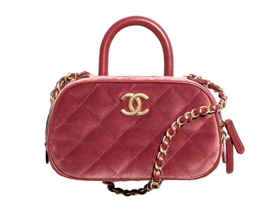 Chanel Top Handle Velvet Bag Chanel Top Handle Velvet Bag