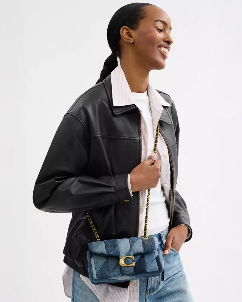 Coach Denim Tabby 20 Patchwork