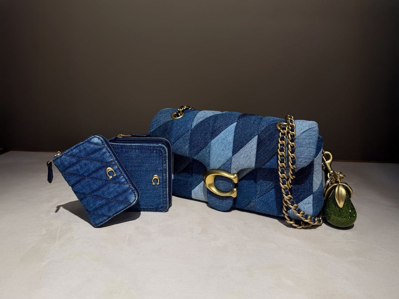 Coach Tabby Patchwork Denim