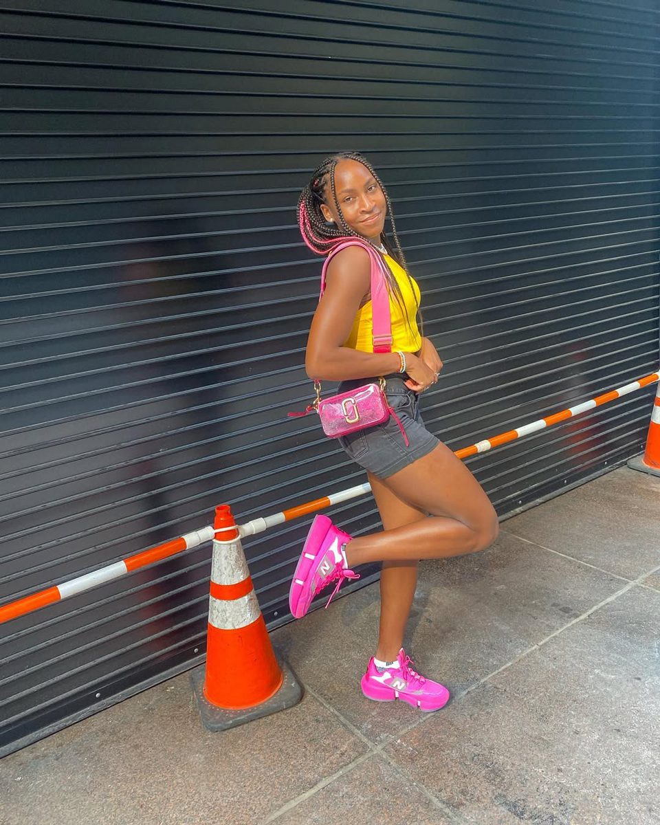 Coco Gauff Marc Jacobs Snapshot Jelly Glitter