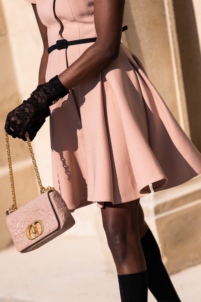 Dior Caro Bag Rose de Vents Dior Caro Bag Rose de Vents