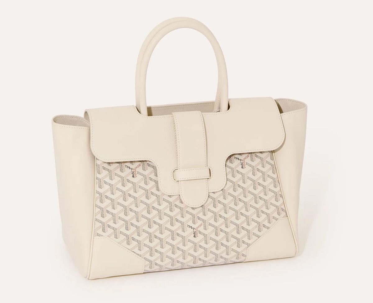 Goyard Sac Cabas Saigon MM Envers Floral Goyard Sac Cabas Saigon MM Envers Floral