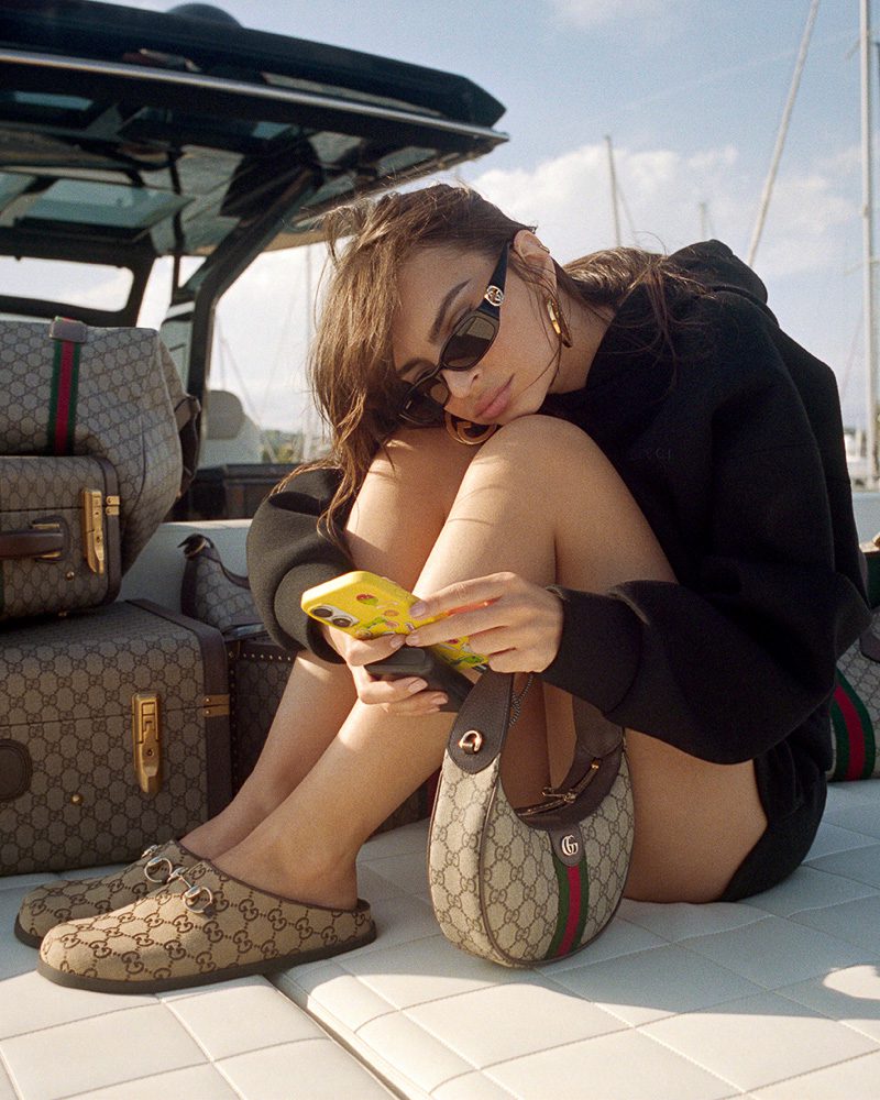 Gucci Celebrates Monogram With New Em Rata Campaign 2 Gucci Celebrates Monogram With New Em Rata Campaign 2