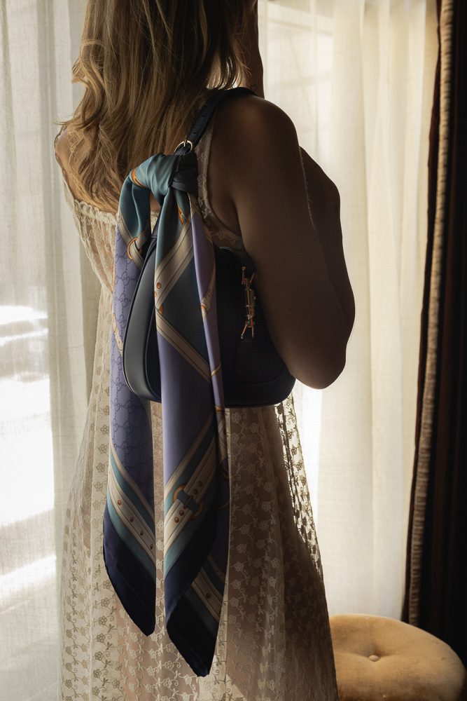 How To 3 Ways to Style the Iconic Gucci Silk Scarf 11 How To 3 Ways to Style the Iconic Gucci Silk Scarf 11