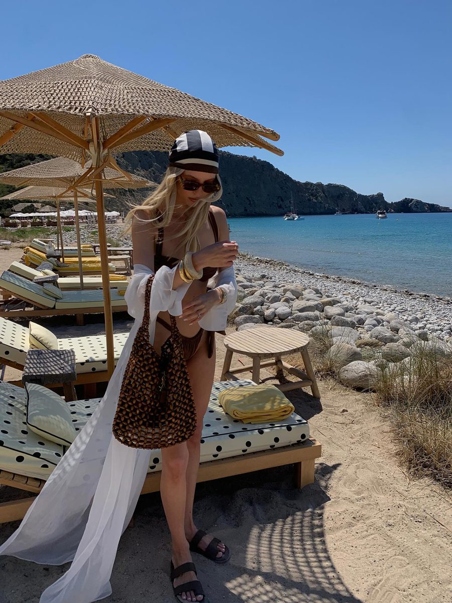 Leonie Hanne YSL Beaded Bag