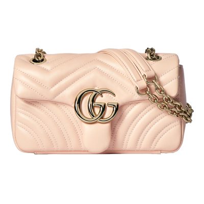gucci GG Marmont small shoulder bag pale pink