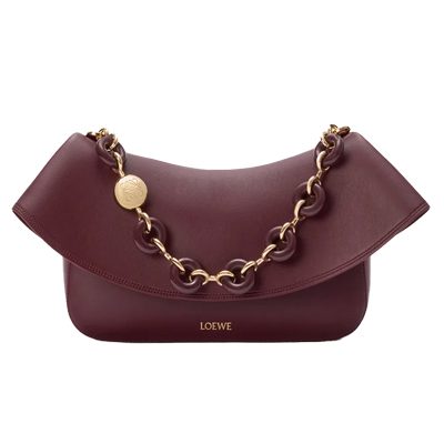 Women's Leather Crossbody Bag in Red - Thursday