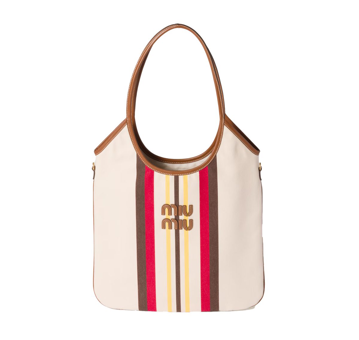 miu miu IVY canvas and leather bag miu miu IVY canvas and leather bag
