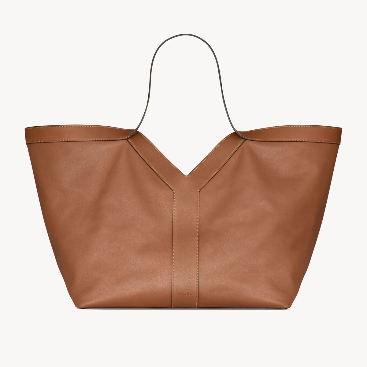 saint laurent Y TOTE IN LEATHER brick saint laurent Y TOTE IN LEATHER brick