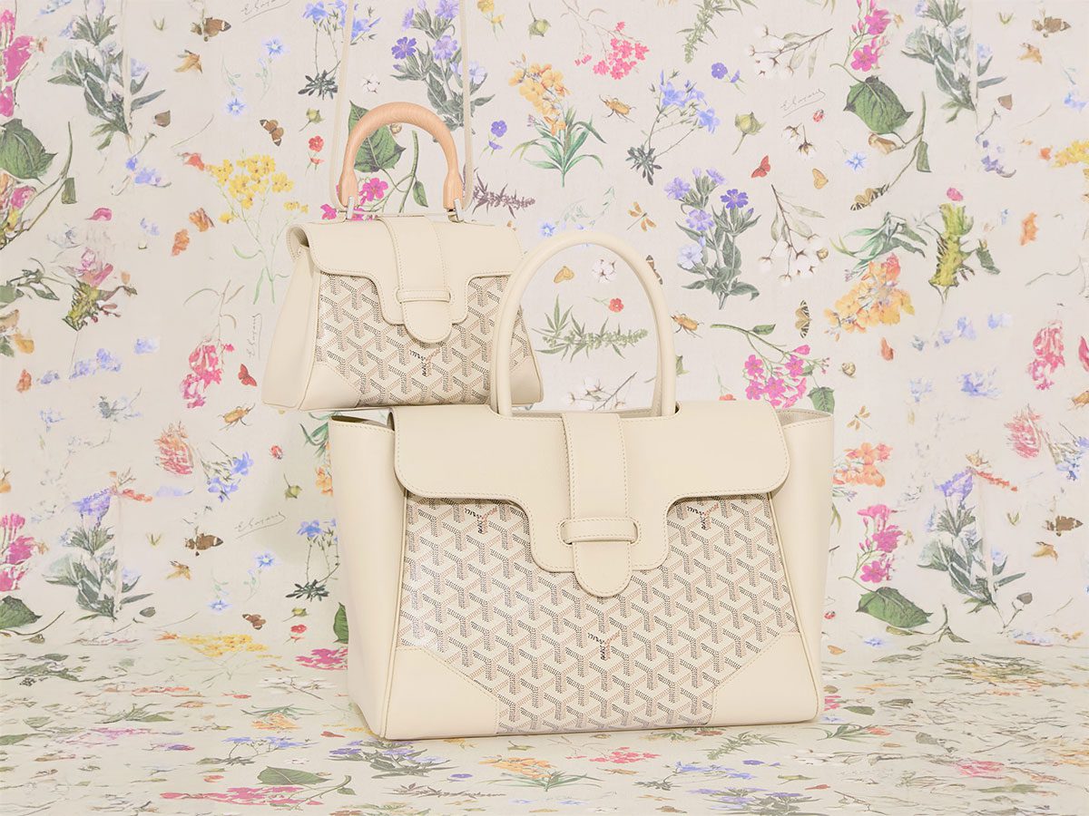 Goyard Saigon Sand Goyardine canvas