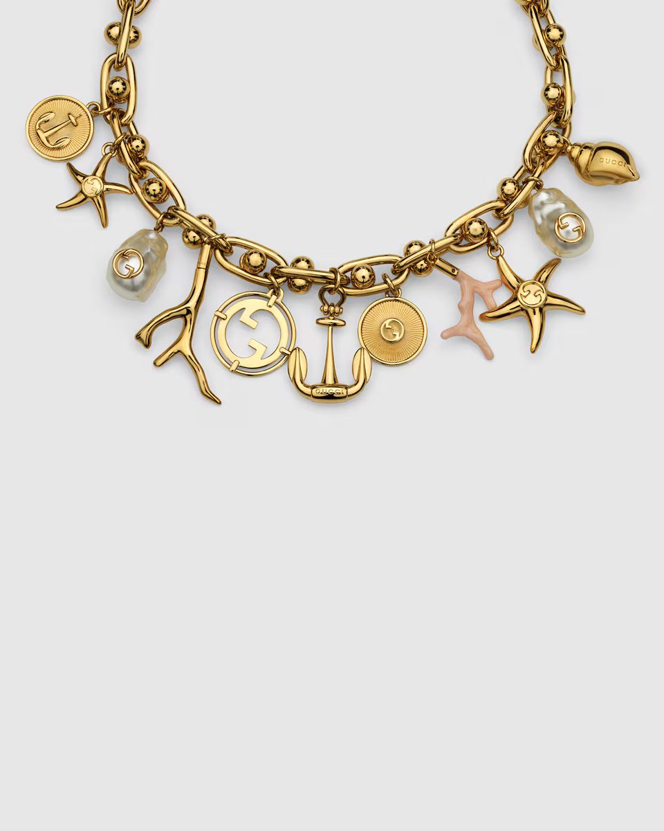 Gucci Chain necklace with Gucci symbols