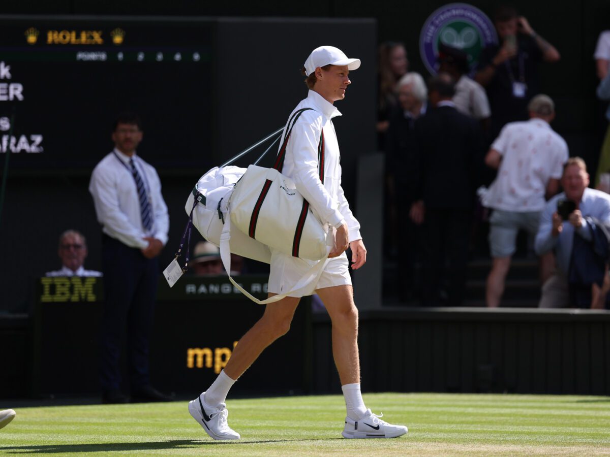 Jannik Sinner Gucci Wimbleton