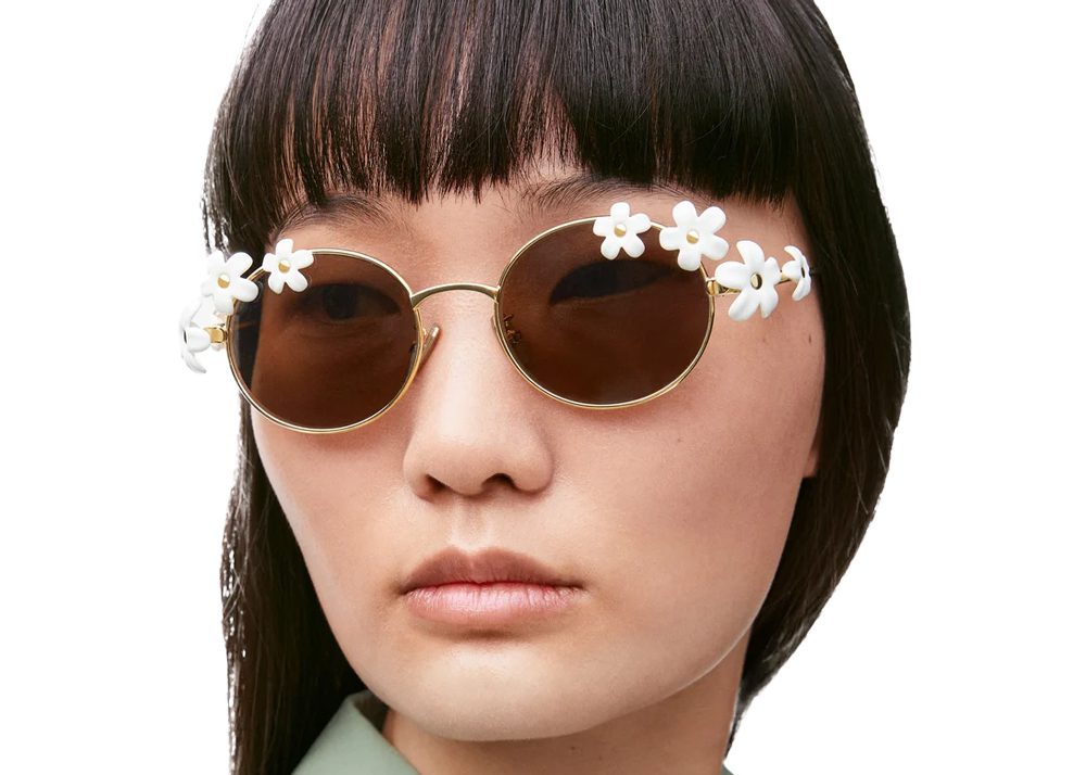 Loewe White Daisy Sunglasses Loewe White Daisy Sunglasses