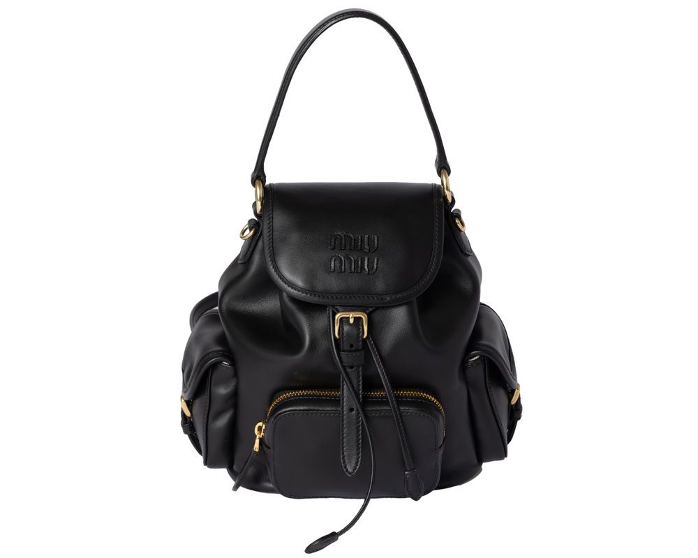 Miu Miu Mini Leather Backpack