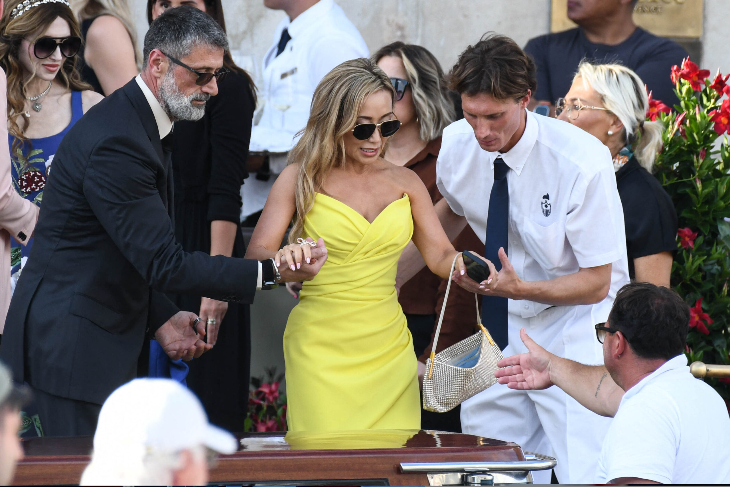 Guest leaves The Gritti Palace to attend Jeff Bezos wedding Venice Guest leaves The Gritti Palace to attend Jeff Bezos wedding Venice