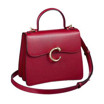 cartier SMALL MODEL HANDLE BAG, PANTHE?RE C DE CARTIER