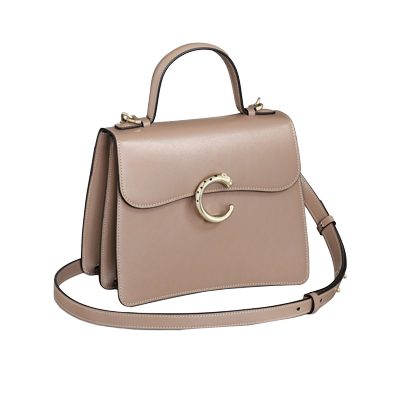 cartierSMALL MODEL HANDLE BAG, PANTHE?RE C DE CARTIER