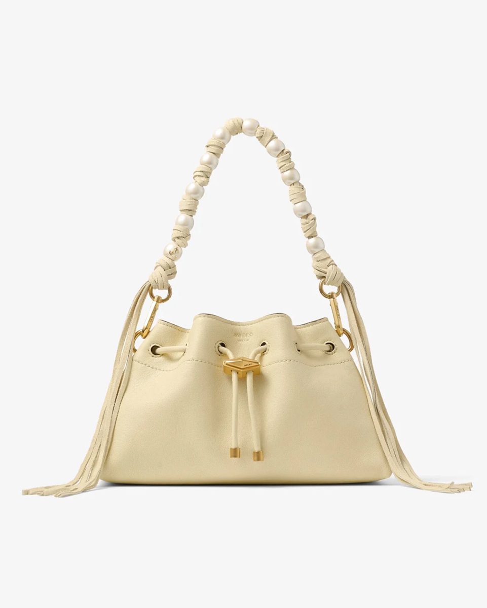 jimmy choo Cinch S Yellow Buttermilk Biker Leather Shoulder Bag jimmy choo Cinch S Yellow Buttermilk Biker Leather Shoulder Bag
