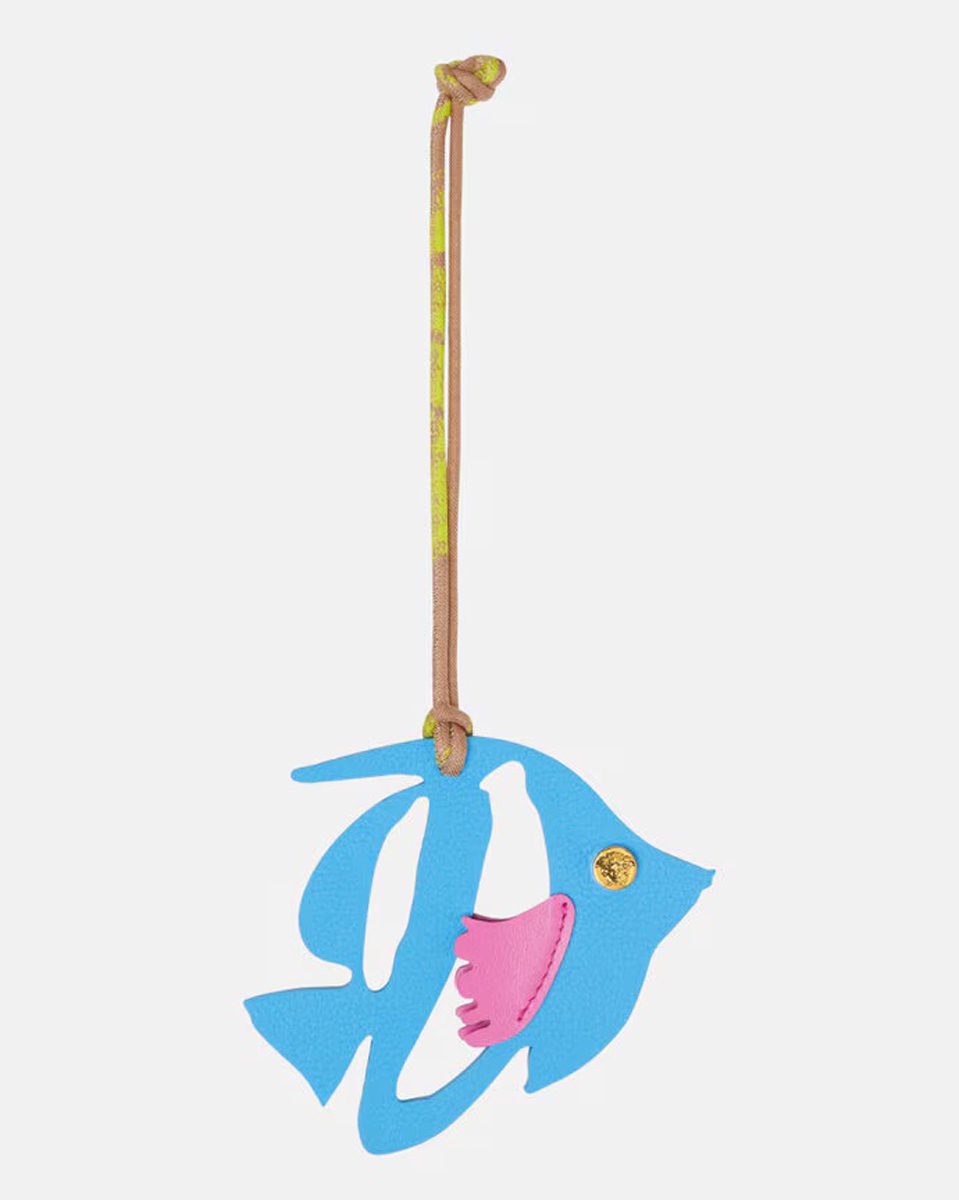 versace Fish Leather Charm