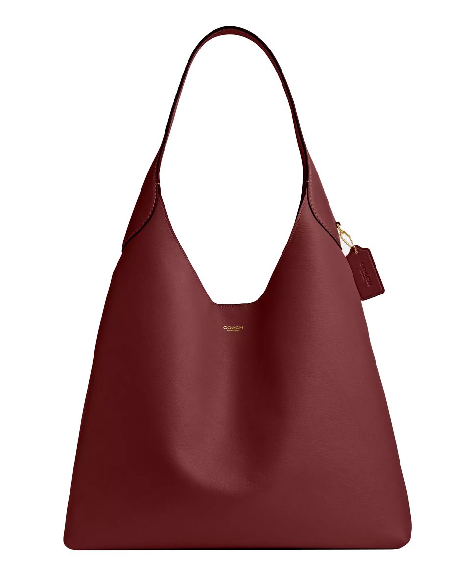 Coach Brooklyn Shoulder Bag 39 in Dark Ruby