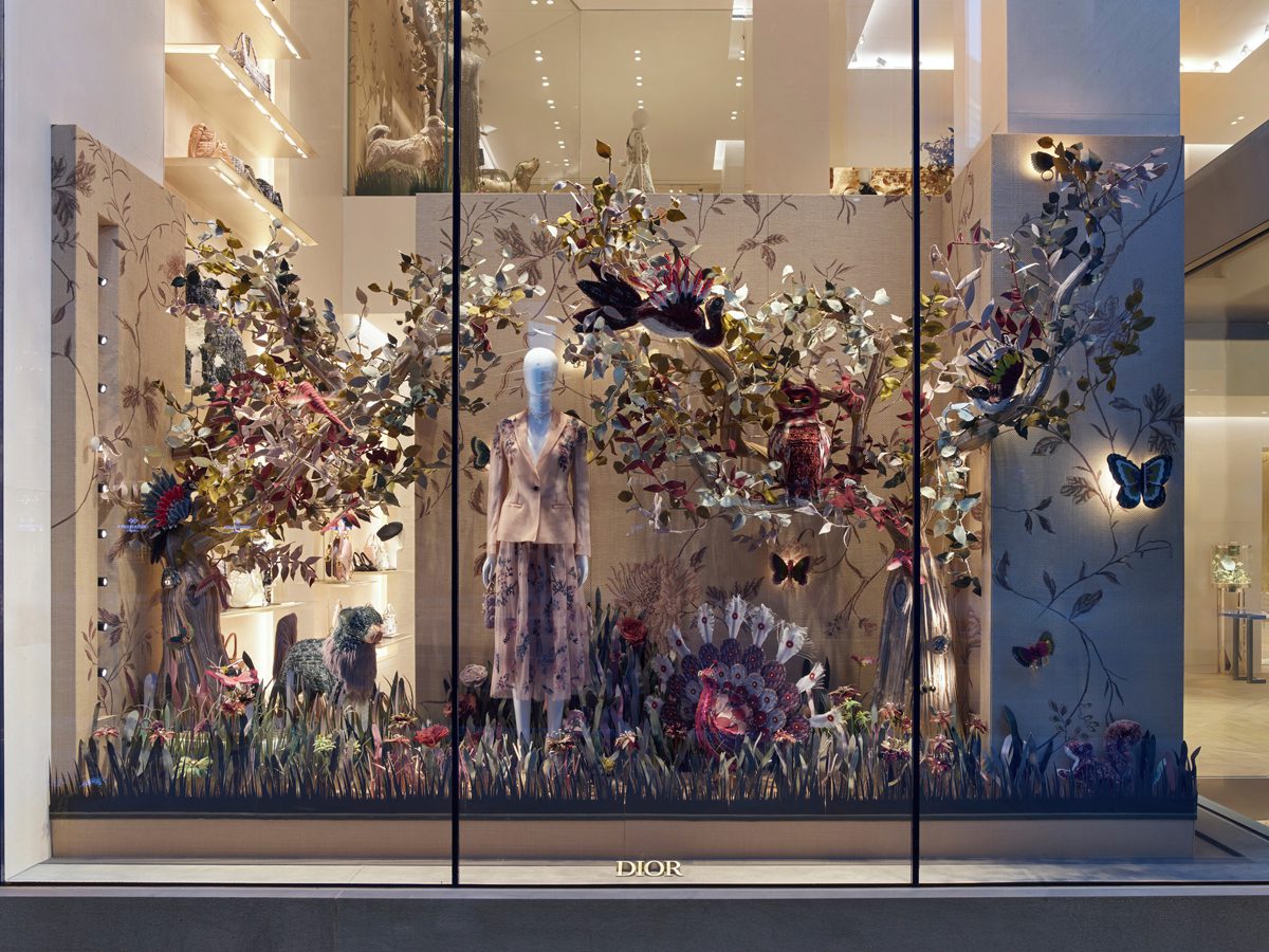 DIOR window display NYC