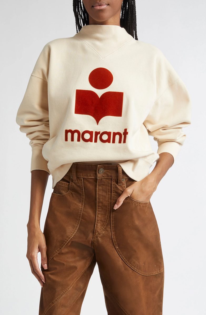 Isabel Marant Moby Logo Sweatshirt Isabel Marant Moby Logo Sweatshirt