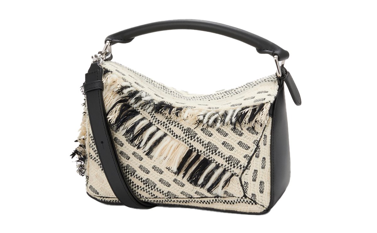 Loewe Small Puzzle bag in woven textile Loewe Small Puzzle bag in woven textile