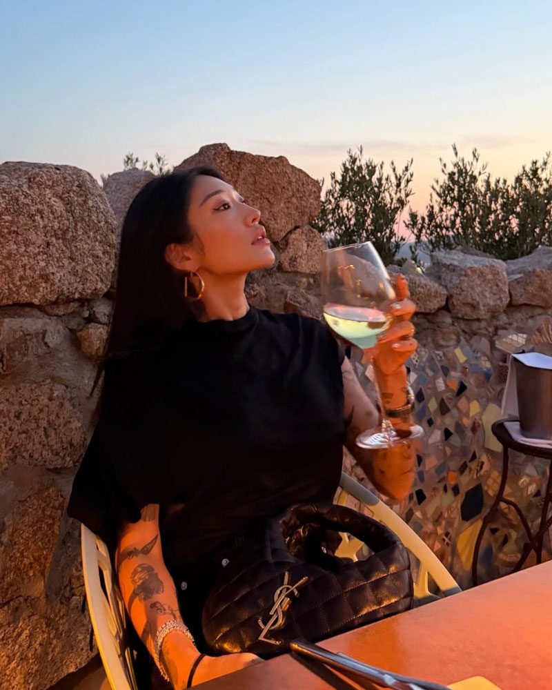 Peggy Gou with the Saint Laurent Icarino in Black