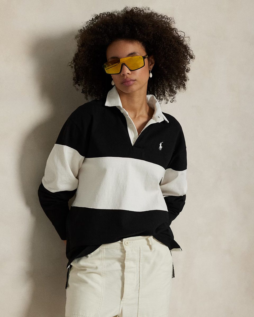 Ralph Lauren Color Blocked Cotton Jersey Rugby Shirt Ralph Lauren Color Blocked Cotton Jersey Rugby Shirt