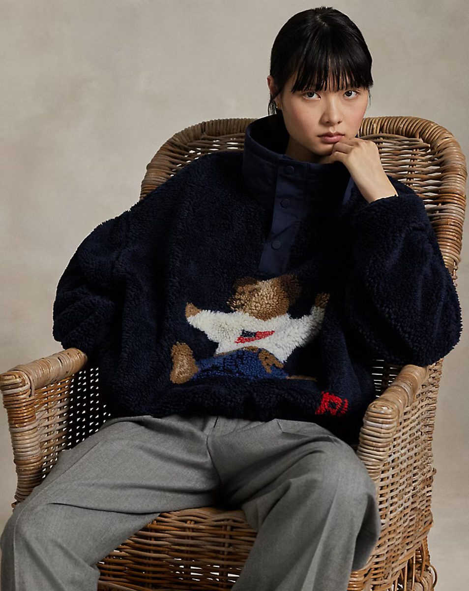 Ralph Lauren Polo Bear High Pile Fleece Mockneck Ralph Lauren Polo Bear High Pile Fleece Mockneck