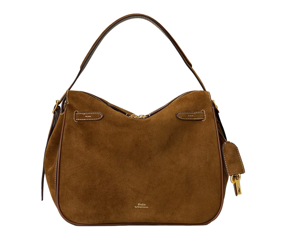 Ralph lauren Polo ID Suede Satchel in Cinnamon Ralph lauren Polo ID Suede Satchel in Cinnamon