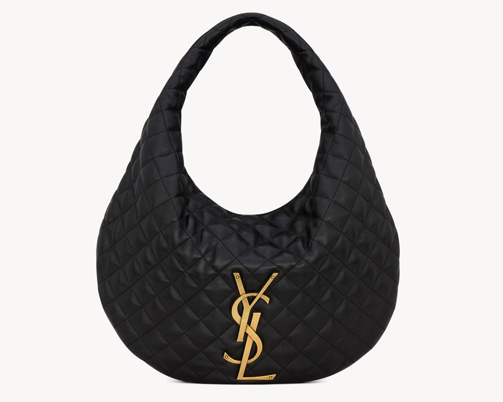Saint Laurent Icare Hobo Maxi in Black