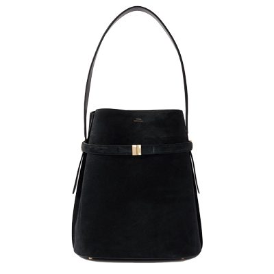 Toteme Belted suede tote