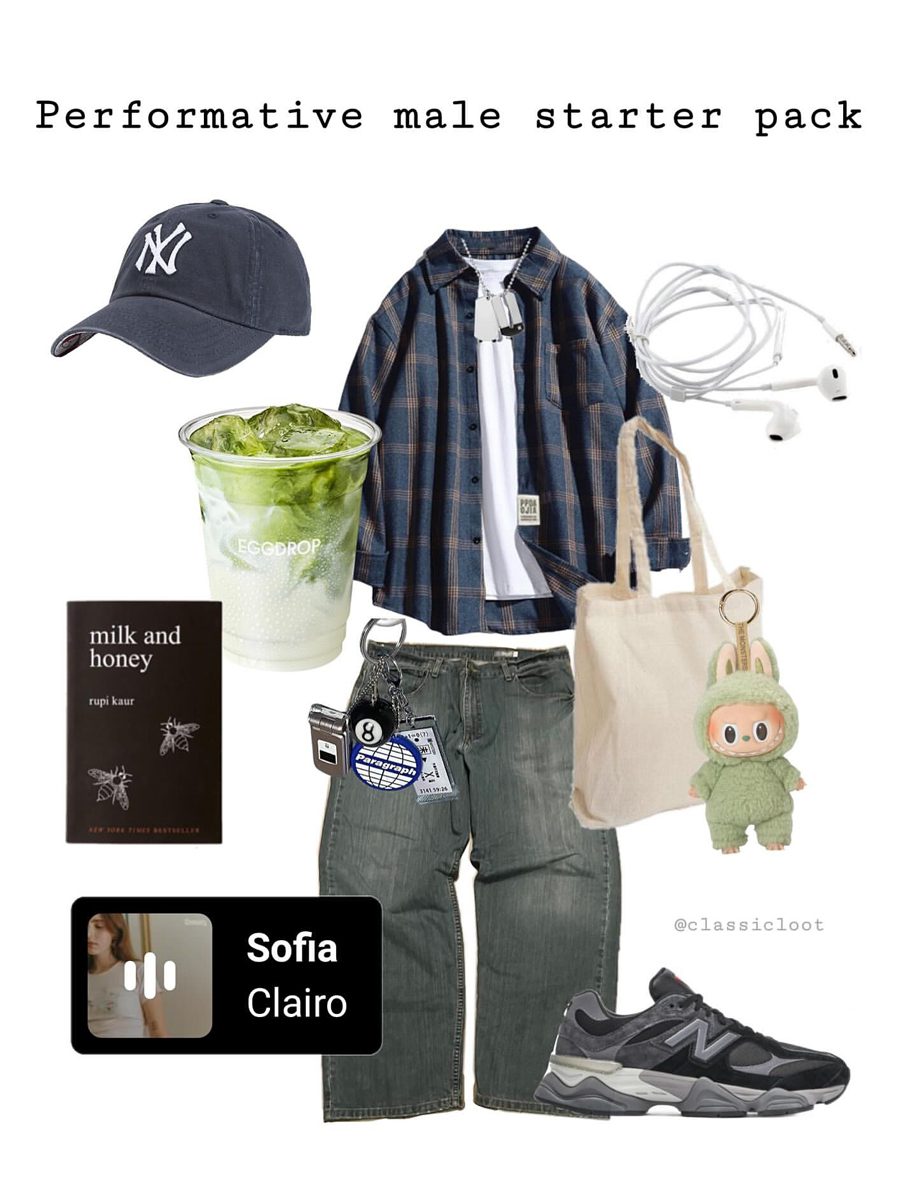 performative male starter pack