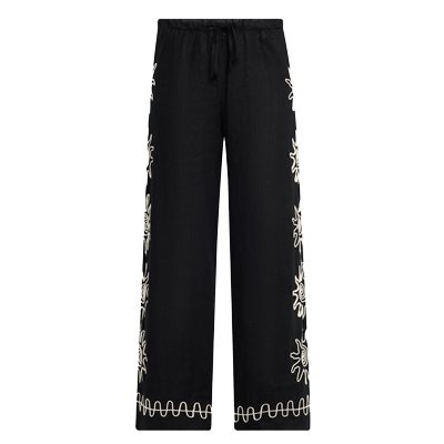 rails Emmie Embroidered Linen Pants