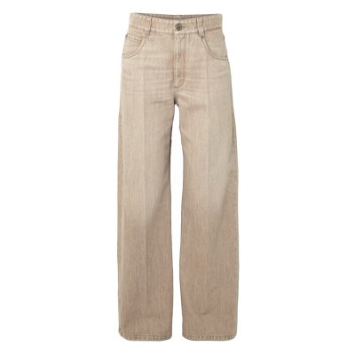 BRUNELLO CUCINELLI High rise wide leg jeans