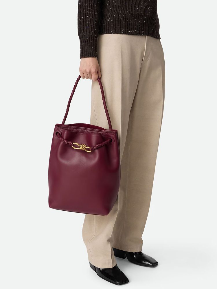 Bottega Veneta Andiamo Bucket Bag Barolo Bottega Veneta Andiamo Bucket Bag Barolo