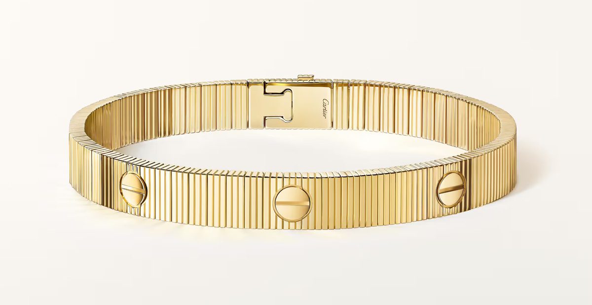 Cartier LOVE Unlimited Bracelet, flexible in yellow gold