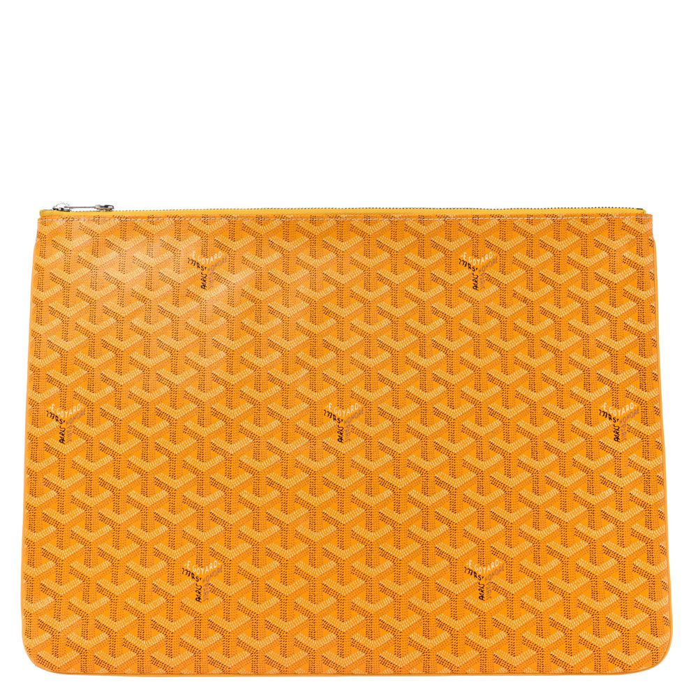 Goyard Senat Pouch Yellow Goyard Senat Pouch Yellow