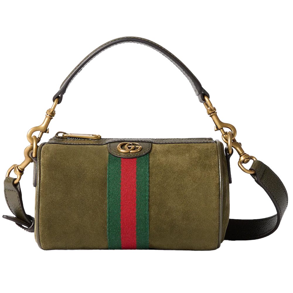Gucci Ophidia Suede Round Bag