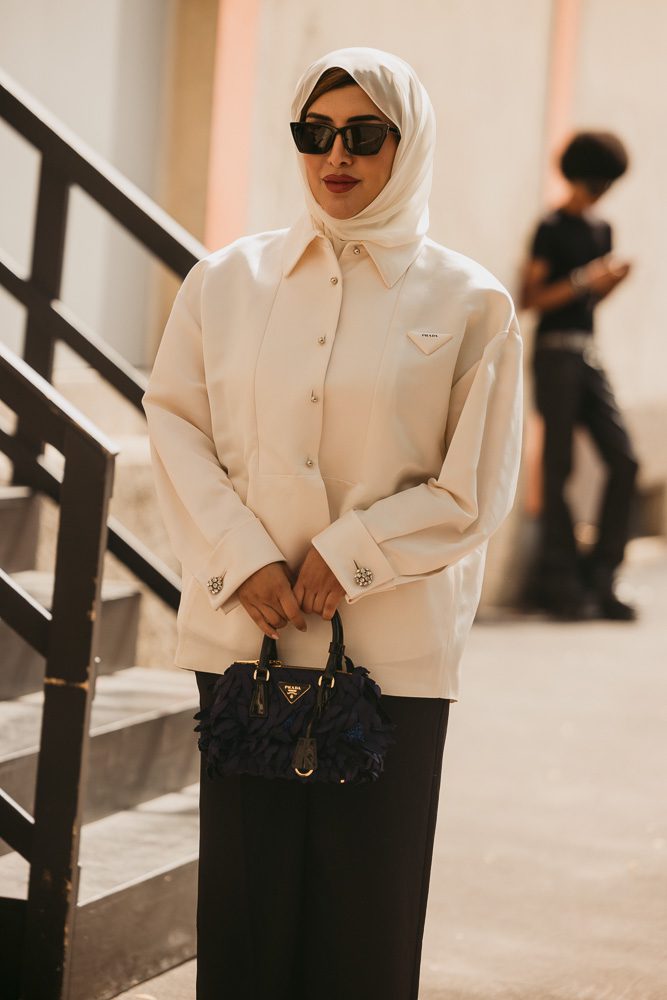 Prada MFW Spring 2026 Street STyle Bags 1